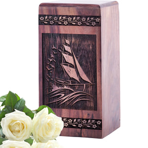 sailboat Urn Size 5(H)x3(W)x3(L)Inches