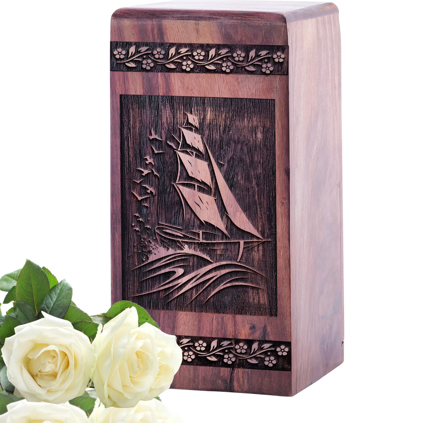 sailboat Urn Size 5 Inch 5”(H) x 3”(W) x 3”(L)