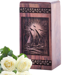 sailboat Urn Size 5(H)x3(W)x3(L)Inches