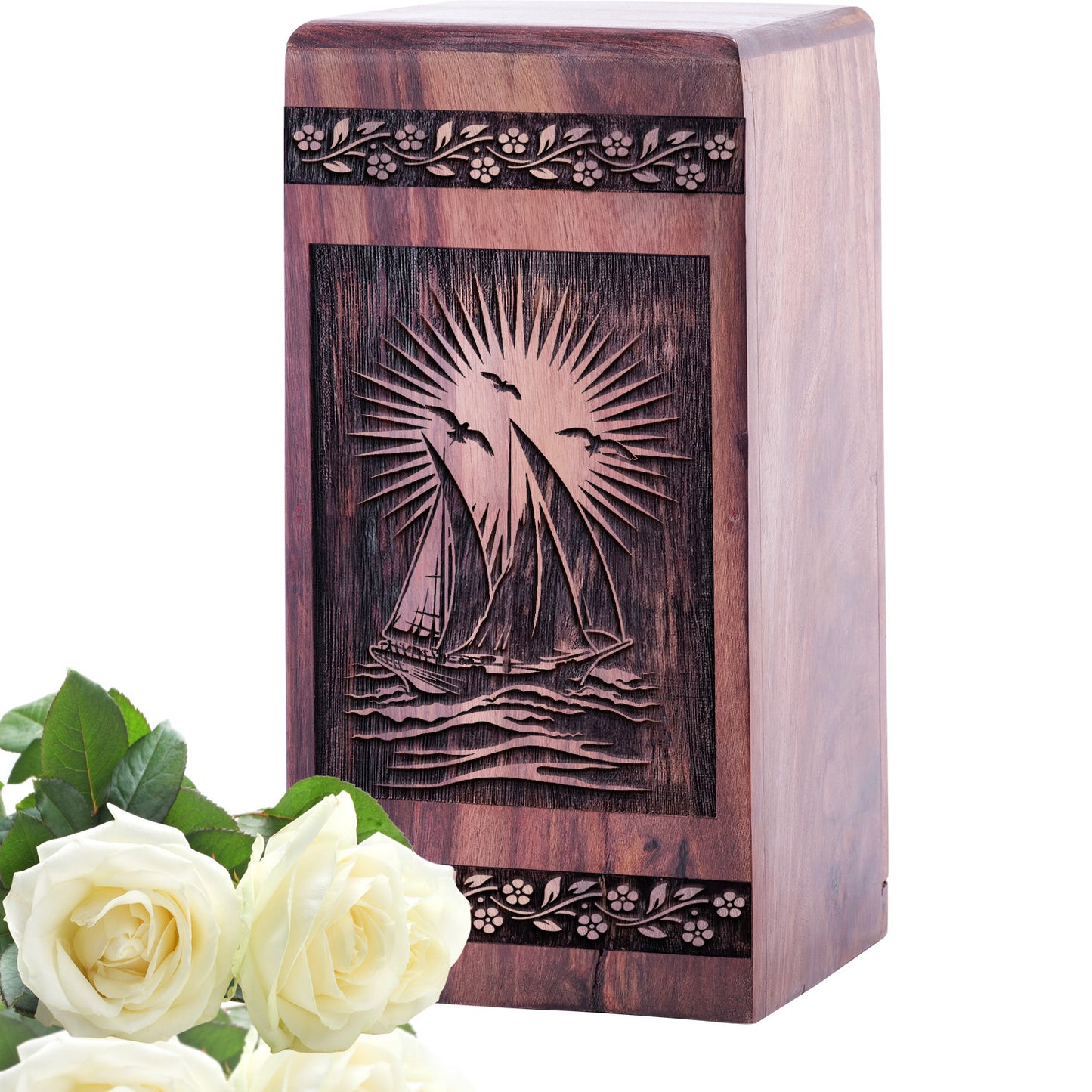 sailboat Urn Size 5 Inch 5”(H) x 3”(W) x 3”(L)