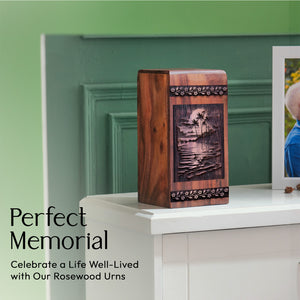 sunset beach Urn Size 11.25(H)x6.25(W)x6.25(L)Inches