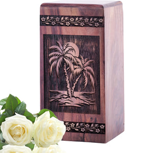sunset beach Urn Size 5(H)x3(W)x3(L)Inches