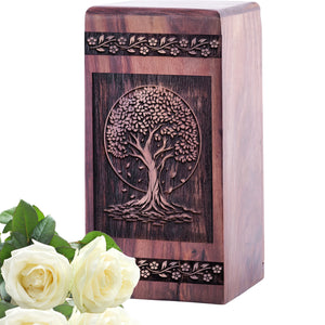 tree of life Urn Size 5(H)x3(W)x3(L)Inches