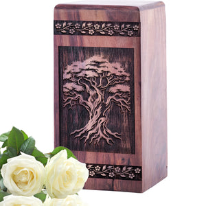 tree of life Urn Size 5(H)x3(W)x3(L)Inches