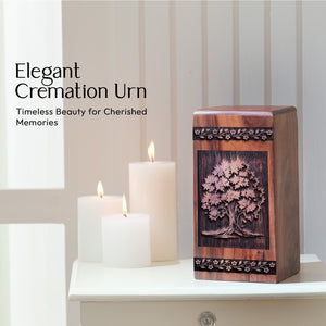 tree of life Urn Size 10(H)x5.5(W)x5.5(L)Inches