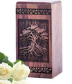 Beautiful Wooden Urn for Human Cremation Ashes Memorial