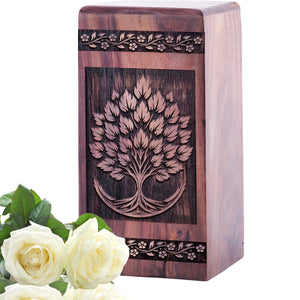 tree of life Urn Size 5(H)x3(W)x3(L)Inches