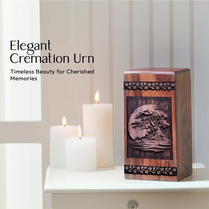 tree of life Urn Size 10(H)x5.5(W)x5.5(L)Inches