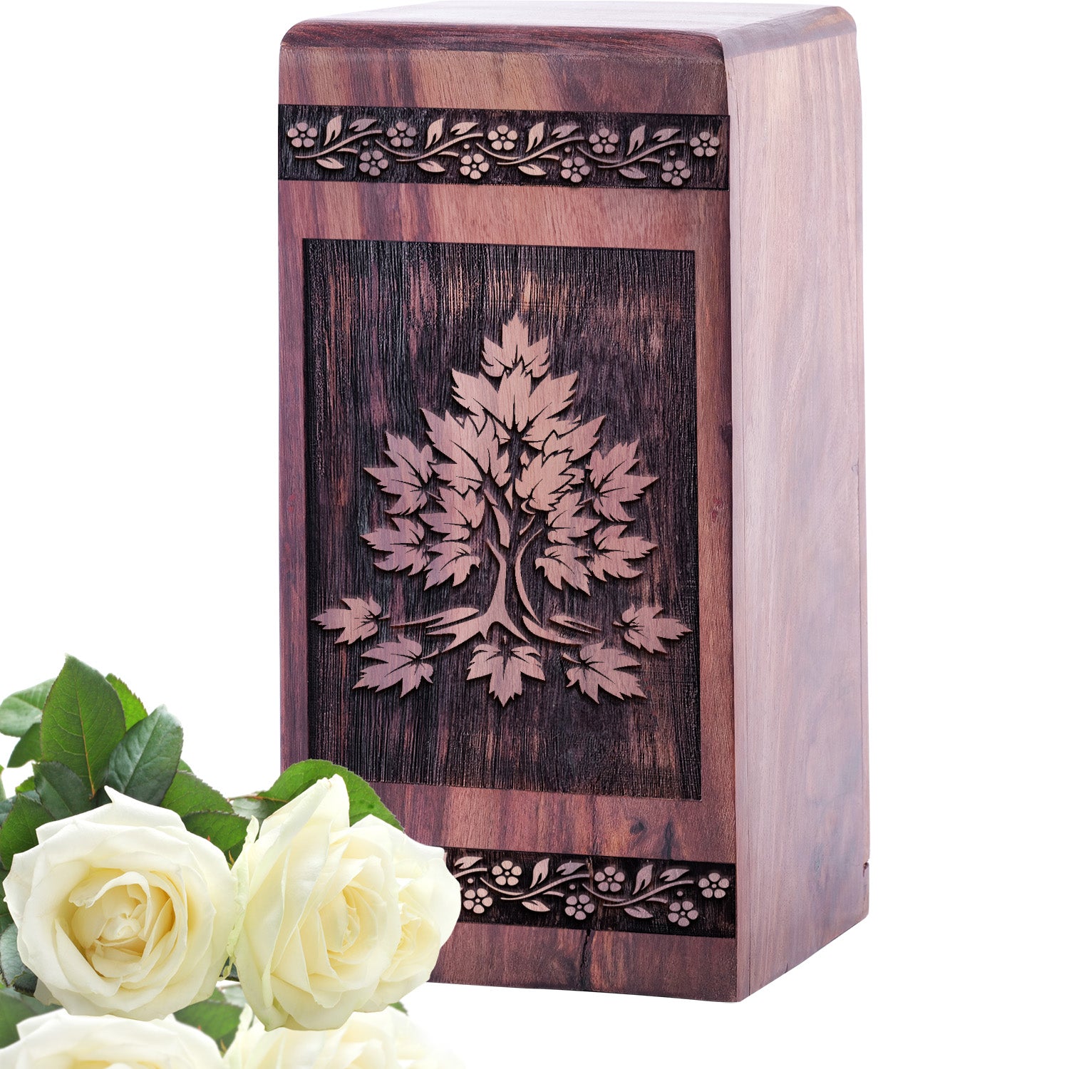 maple tree Urn Size 5 Inch 5”(H) x 3”(W) x 3”(L)