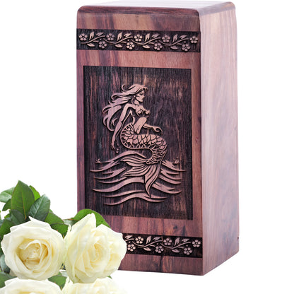 mermaid Urn Size 5 Inch 5”(H) x 3”(W) x 3”(L)