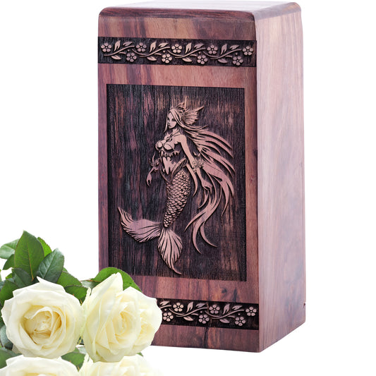 mermaid Urn Size 5 Inch 5”(H) x 3”(W) x 3”(L)