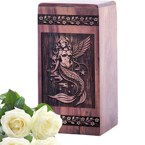 mermaid Urn Size 5(H)x3(W)x3(L)Inches