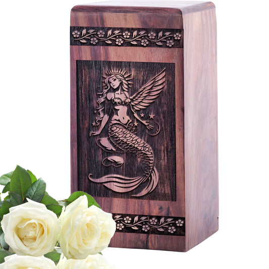 mermaid Urn Size 5 Inch 5”(H) x 3”(W) x 3”(L)