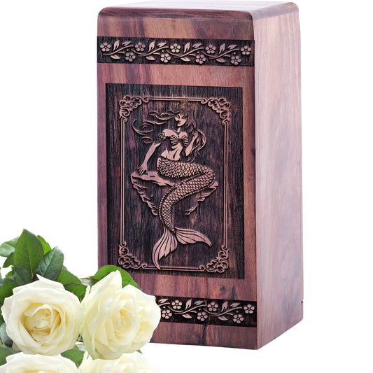mermaid Urn Size 5 Inch 5”(H) x 3”(W) x 3”(L)