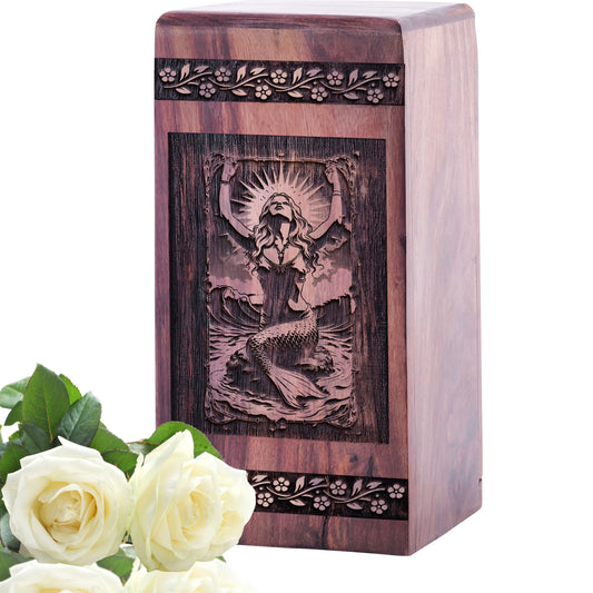 mermaid Urn Size 5 Inch 5”(H) x 3”(W) x 3”(L)