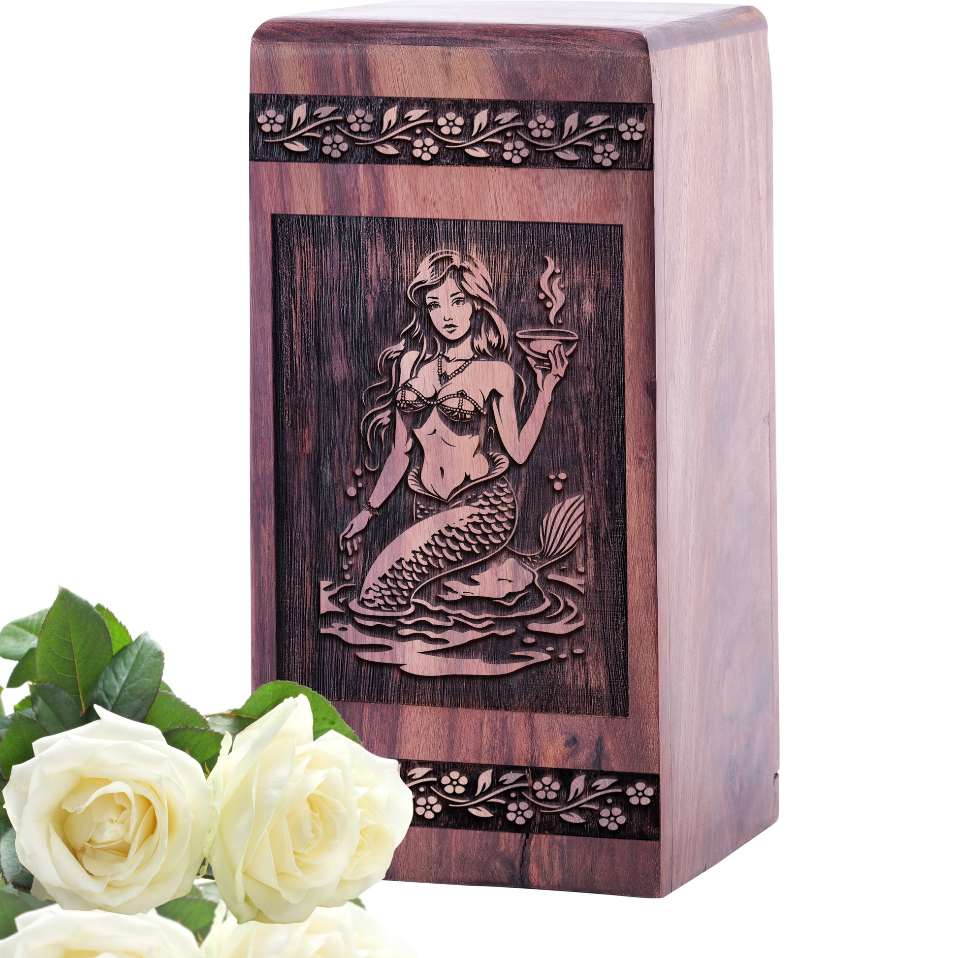mermaid Urn Size 5 Inch 5”(H) x 3”(W) x 3”(L)