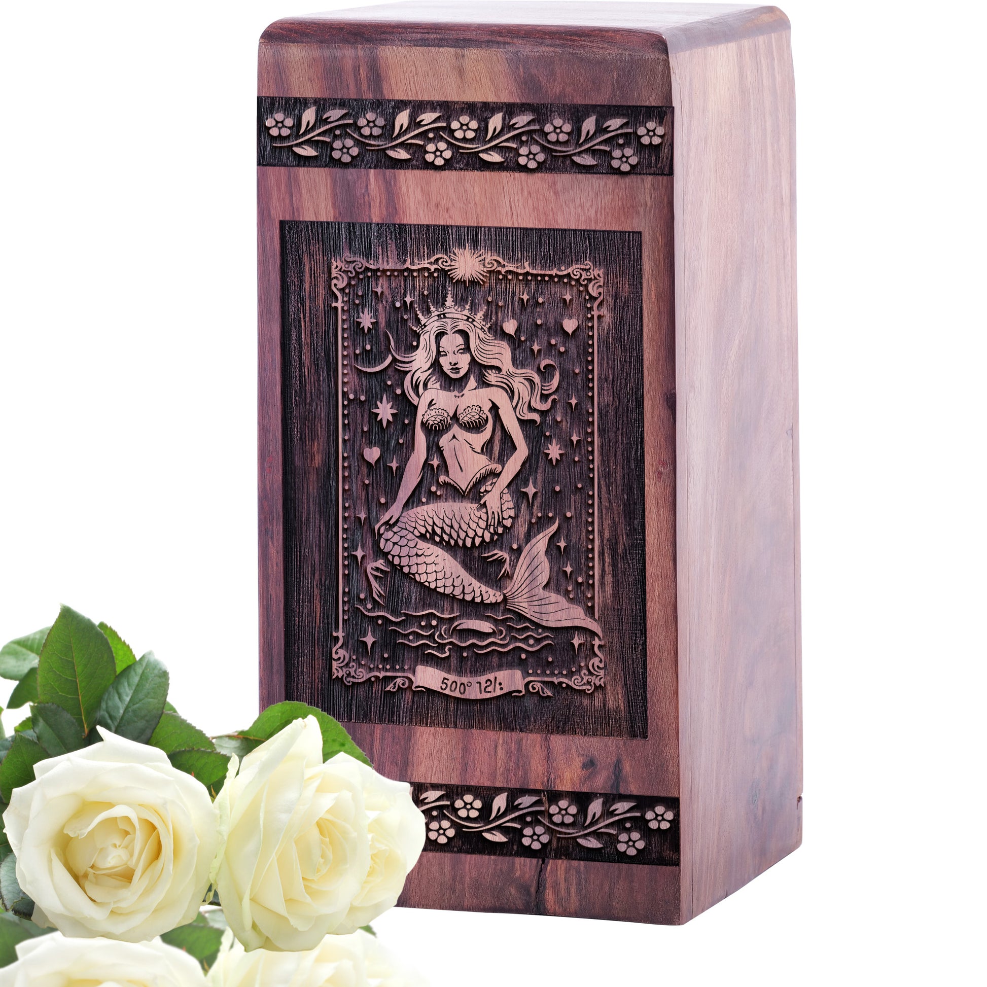mermaid Urn Size 5 Inch 5”(H) x 3”(W) x 3”(L)