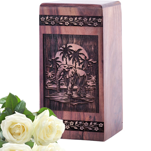 elephant Urn Size 5 Inch 5”(H) x 3”(W) x 3”(L)