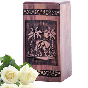 elephant Urn Size 5(H)x3(W)x3(L)Inches