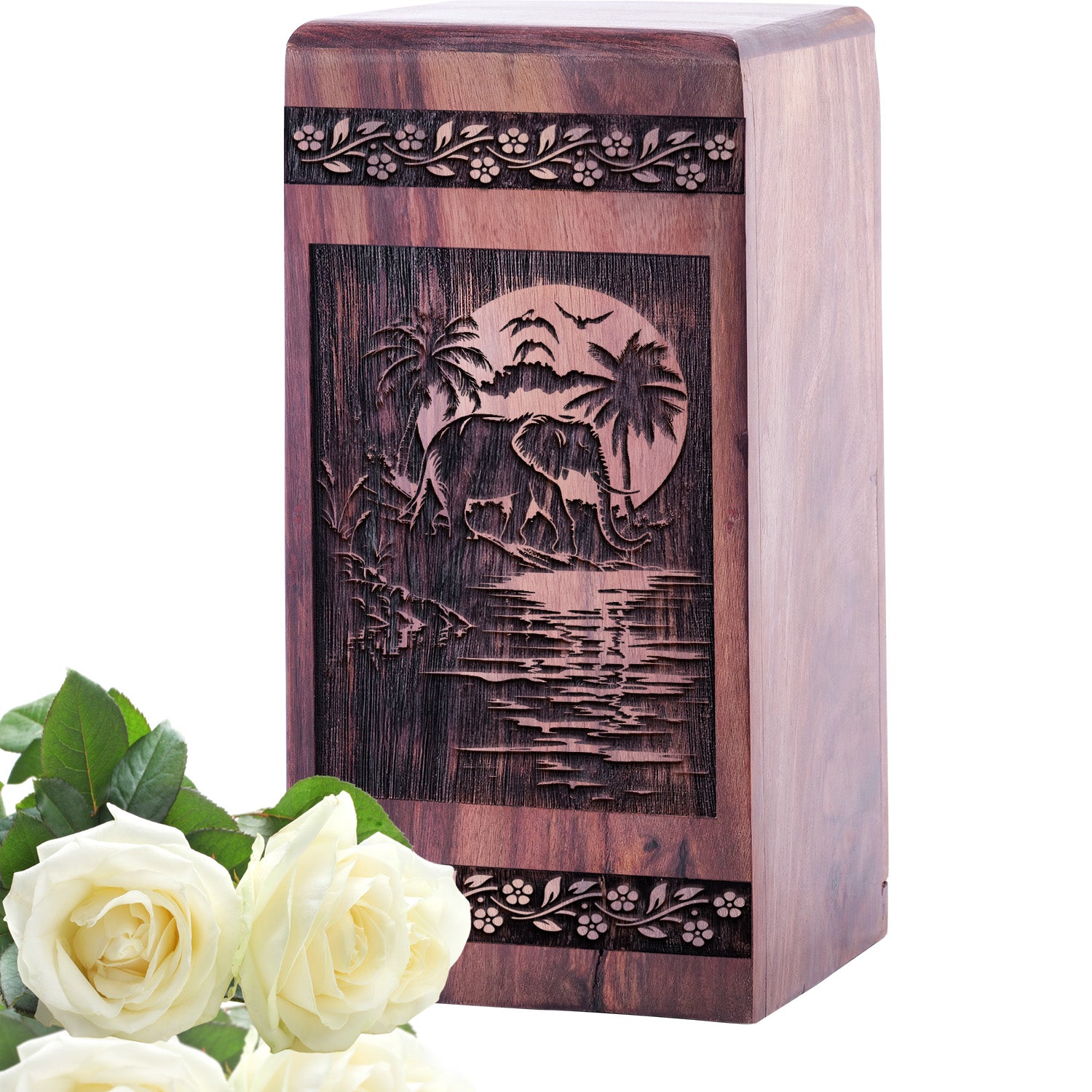 elephant Urn Size 5 Inch 5”(H) x 3”(W) x 3”(L)