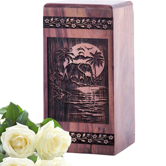 elephant Urn Size 5 Inch 5”(H) x 3”(W) x 3”(L)
