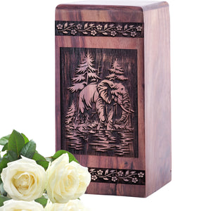 elephant Urn Size 5(H)x3(W)x3(L)Inches