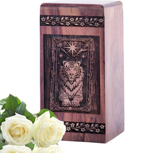 tiger Urn Size 5(H)x3(W)x3(L)Inches