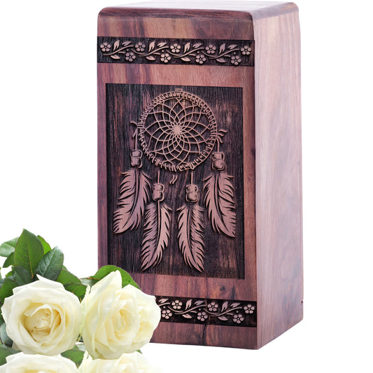 Dream catcher Urn Size 5 Inch 5”(H) x 3”(W) x 3”(L)
