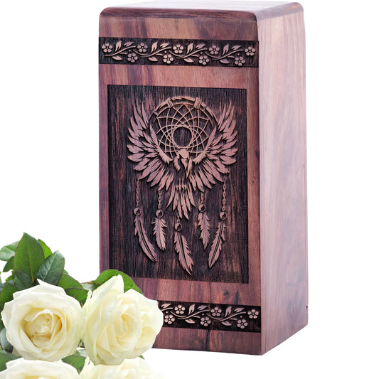 Dream catcher Urn Size 5 Inch 5”(H) x 3”(W) x 3”(L)