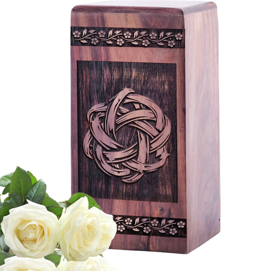 Celtic Knot Urn Size 5 Inch 5”(H) x 3”(W) x 3”(L)