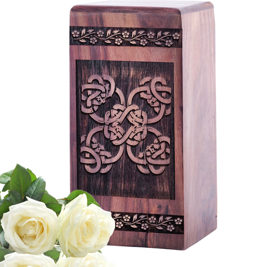 Celtic Knot Urn Size 5 Inch 5”(H) x 3”(W) x 3”(L)