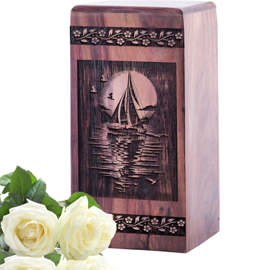 Sunset Urn Size 5 Inch 5”(H) x 3”(W) x 3”(L)