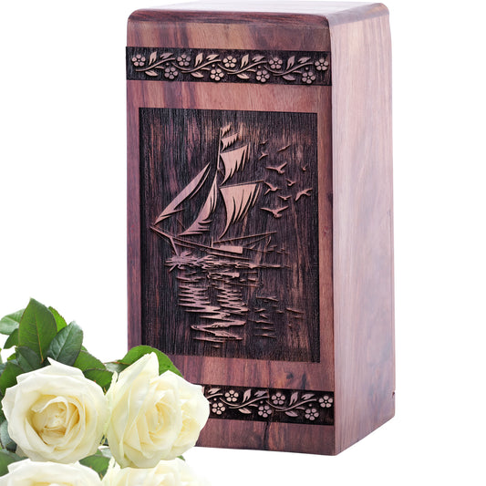 Sunset Urn Size 5 Inch 5”(H) x 3”(W) x 3”(L)