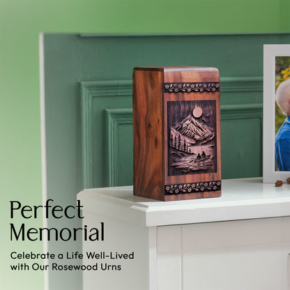 Tranquil Lake Urn Size 11.25 Inch 11.25”(H) x 6.25”(W) x 6.25”(L)