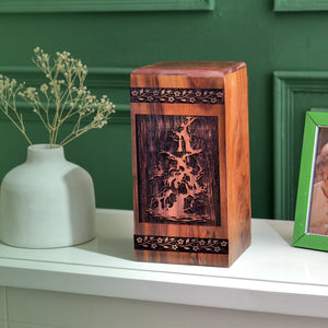 Waterfall Urn Size 14(H)x7.5(W)x7.5(L)