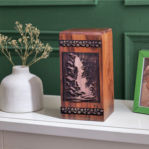 Waterfall Urn Size 14(H)x7.5(W)x7.5(L)