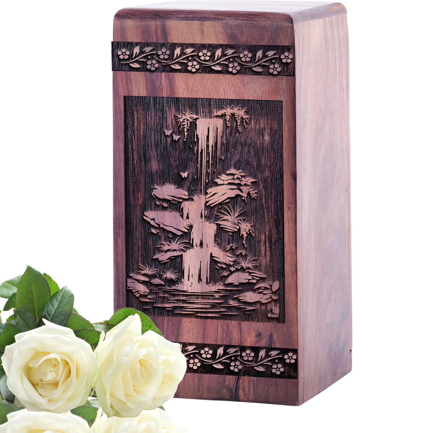 Waterfall Urn Size 5 Inch 5”(H) x 3”(W) x 3”(L)