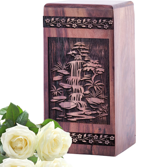 Waterfall Urn Size 5 Inch 5”(H) x 3”(W) x 3”(L)