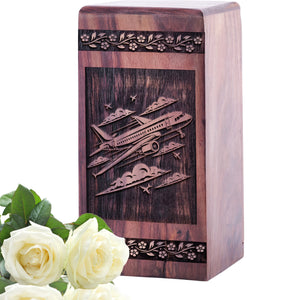 airplane Urn Size 5(H)x3(W)x3(L)Inches