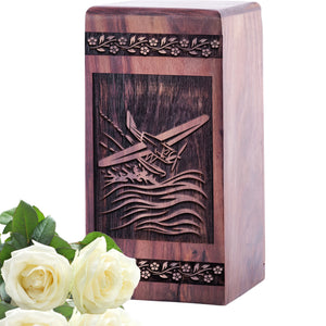 airplane Urn Size 5(H)x3(W)x3(L)Inches