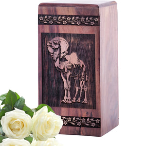 Camel in Desert Urn Size 5(H)x3(W)x3(L)Inches