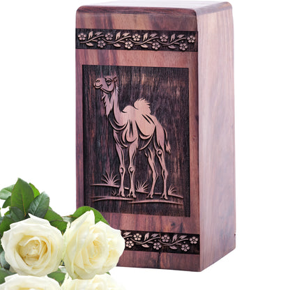 Camel in Desert Urn Size 5 Inch 5”(H) x 3”(W) x 3”(L)