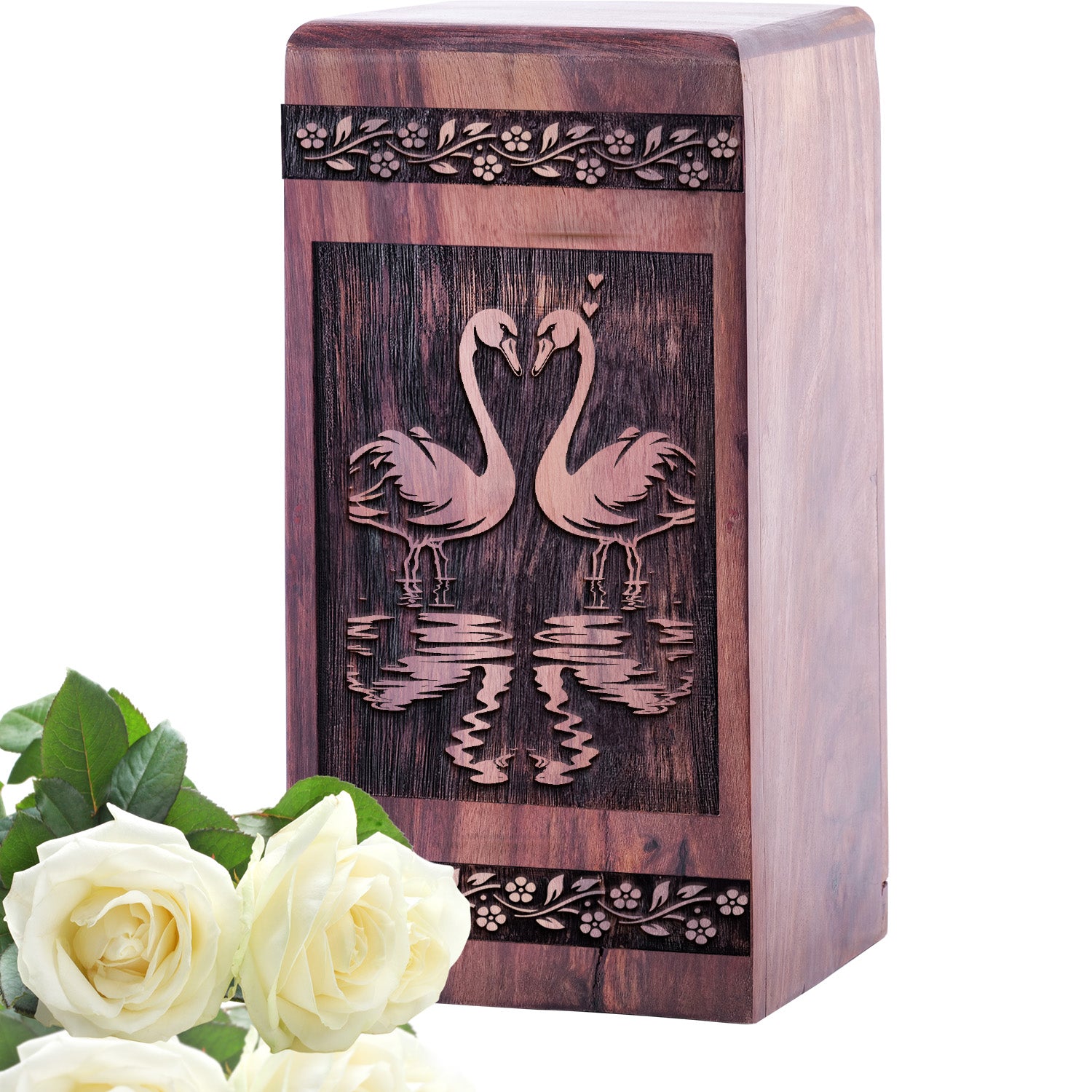Swans Urn Size 5 Inch 5”(H) x 3”(W) x 3”(L)