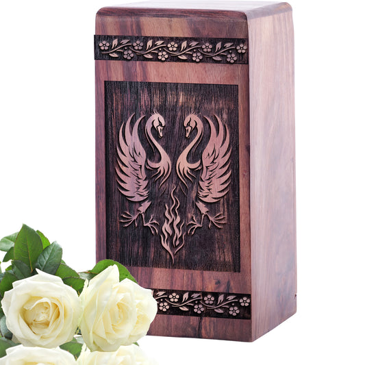 Swans Urn Size 5 Inch 5”(H) x 3”(W) x 3”(L)