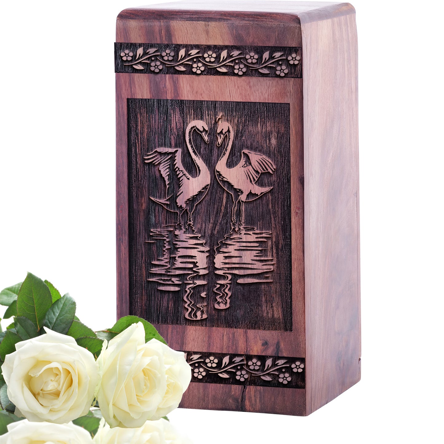 Swans Urn Size 5 Inch 5”(H) x 3”(W) x 3”(L)