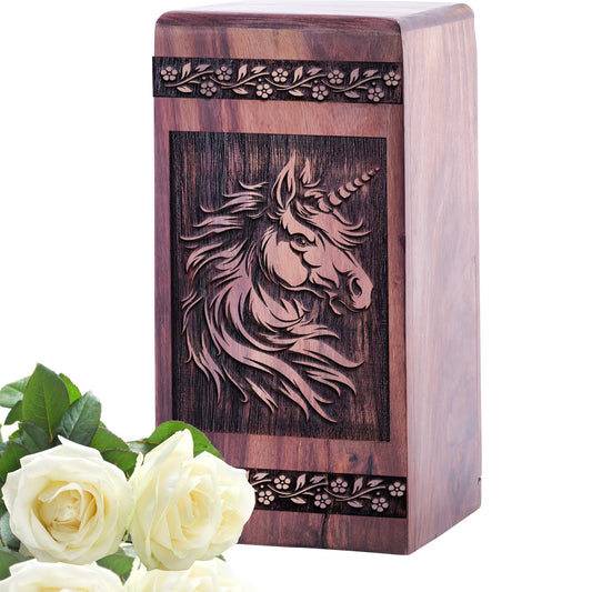 unicorn Urn Size 5 Inch 5”(H) x 3”(W) x 3”(L)