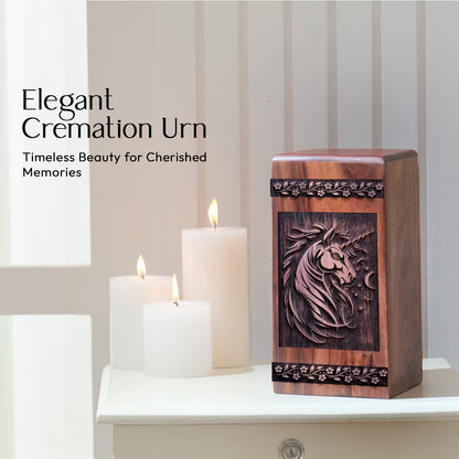 unicorn Urn Size 10 Inch 10”(H) x 5.5”(W) x 5.5”(L)
