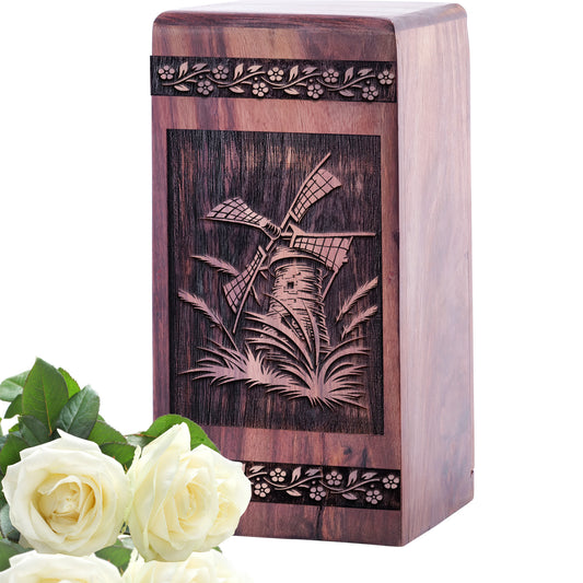 windmill Urn Size 5 Inch 5”(H) x 3”(W) x 3”(L)