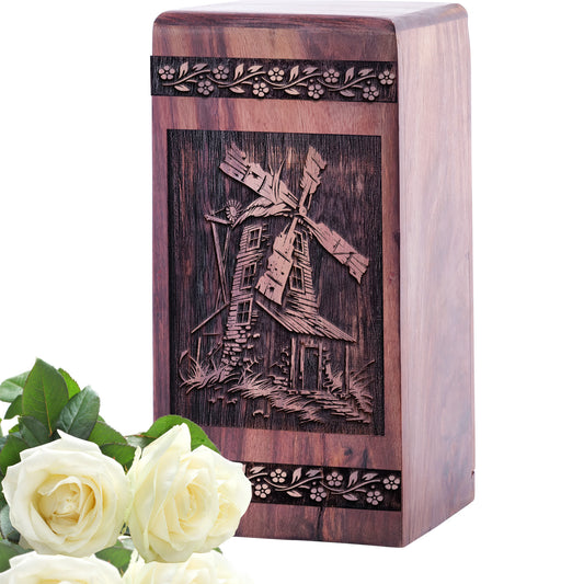 windmill Urn Size 5 Inch 5”(H) x 3”(W) x 3”(L)