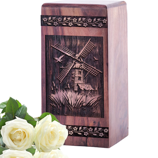windmill Urn Size 5 Inch 5”(H) x 3”(W) x 3”(L)